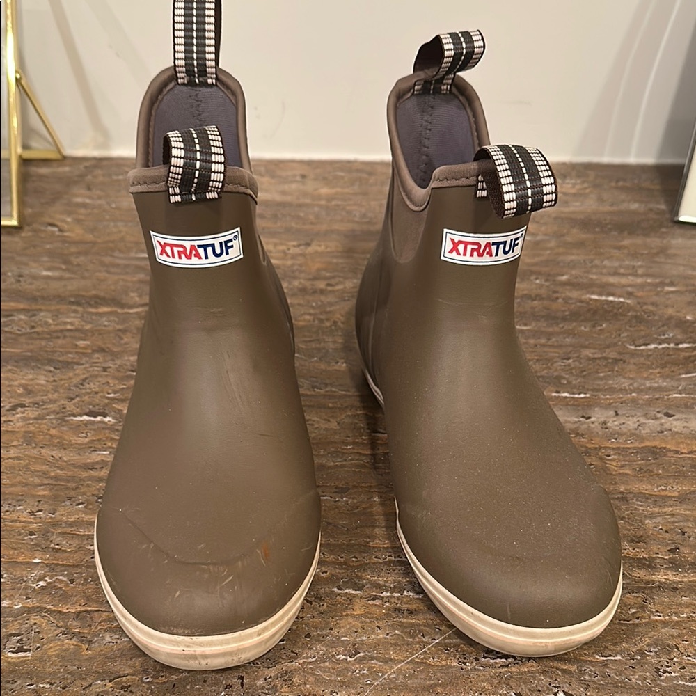 XTRATUF Brown Ankle Boots
